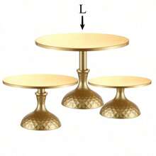 1Pc Iron Cake Stand, Tall & Short Cake Display Rack, Wedding Dessert Table, Cake Tray Display Stand, Suitable For Weddings, Events, Birthday Parties, Holiday Gatherings - Multicolor - View 18