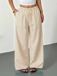 SHEIN PETITE Schwarze sexy Vintage-Stil Spitzenstrumpfhose für Damen Party Ausgehen, Petite Damen - Aprikosenfarben - Übersicht 3