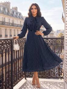 Auveirra Women Dresses - Navy Blue - View 3
