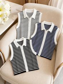GlowEve Women's Casual Basic Sexy Cardigan Vest White Fashion Casual Golf Summer - Multicolor - View 1