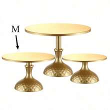 1Pc Iron Cake Stand, Tall & Short Cake Display Rack, Wedding Dessert Table, Cake Tray Display Stand, Suitable For Weddings, Events, Birthday Parties, Holiday Gatherings - Multicolor - View 19