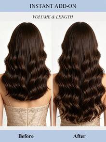 Flat Tip Hair Extensions Human Hair,Dark Brown Color,12-22InchSet For Types,Natural Straight,Versatile Styling Options,Silky Straight With Thick Ends,Add Length For Wedding, Lightweight And Soft,Adds Volume For Everyday Wear,Easy Style And Maintain - S02 - View 9