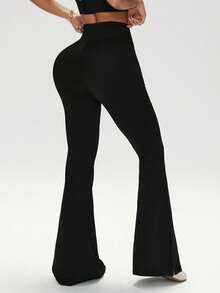 SHEIN Dewbera Quần Thể thao Nữ - màu đen - Xem 3