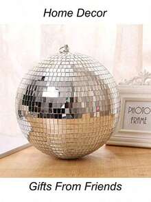 1PC/10PCS Silver New Glass Mirror Ball, Disco Ball, Laser Ball, Bar KTV Stage Decoration Cake Ornament Ball - silver - View 21