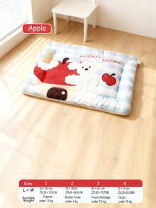 Photo inspiration: Gallery Detail: 1Pc Soft Comfortable Pet Bed Mat Reversible Cute Cartoon Design