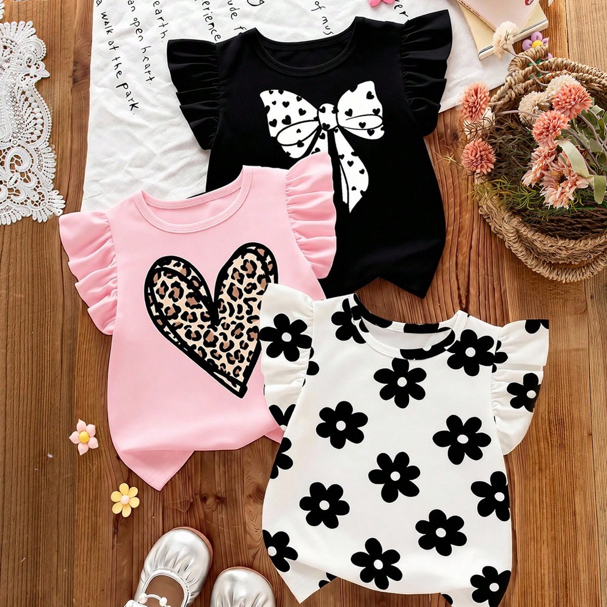 Set de 3 piezas, Nuevas camisetas de verano de tela suave de moda para primavera/verano 2026, adecuadas para la playa, vacaciones y uso diario