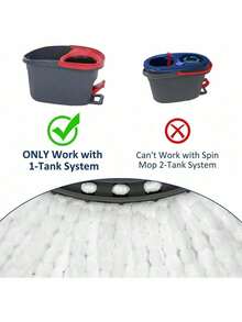 2Pcs /5Pcs Spin Mop Replacement Heads Microfiber Refill Washable Reusable For Home Floor Cleaning - multicolor - View 6