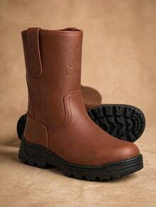 STORM Industrial Work Boot Wellington Type Of High Strength And Maximum Comfort - Cafe - 查看 2