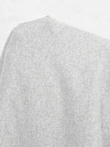 Doze Lane Set Piyama Lengan Raglan Leher V dengan Blok Warna Kontras dan Dekorasi Label Tenun, Ukuran Besar - MultiWarna - View 7