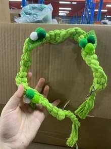 1根鹦鹉攀爬绳，绳索栖木玩具，互动鸟笼装饰，形状可调节，适用于玄凤鹦鹉、凤头鹦鹉、金刚鹦鹉等鹦鹉。 - 綠色 - 查看 9