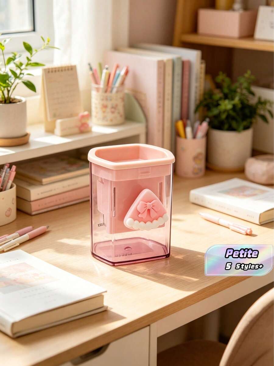 1个学生桌面高颜值双孔削笔器文具削笔器返校季 - 多色 - 查看 1