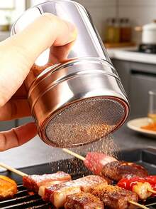 1 pieza Lata de acero inoxidable para café en polvo, útiles escolares para volver a la escuela - Multicolor - Ver 3
