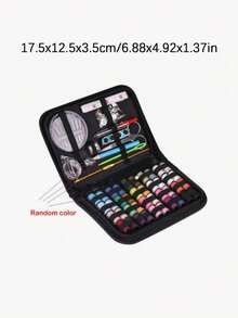 127pcs/158pcs/172pcs(Random Colors)Portable Sewing Kit Set, Multi-Function Needle Thread Tools Organizer, Travel Home Sewing Supplies Storage Case - multicolor - View 9