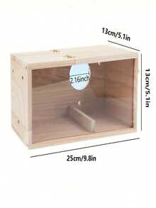 SHEIN 1 chiếc nhà chim trang trí ngoài trời, trong suốt, màu sắc và kiểu dáng ngẫu nhiên, thích hợp cho vẹt và các loài chim nhỏ đến trung bình khác. - Nhiều màu - Xem 15