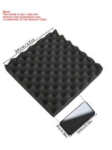 TOUO 8-Color Acoustic Foam Egg Tray Wall Soundproof Foam, 12-48 Pieces High-Density Sound-Absorbing Material For Sound Absorption And Sound Insulation - Egg Trough - View 3