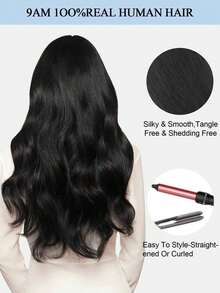 Ekstensi Rambut Weft Butterfly Rambut Manusia Tanpa Lem Lubang PU Genius Hand Tid Lurus #1B, Ekstensi Rambut Weft Lubang XO Injeksi Ganda Weft Tab Ganda Tak Terlihat Pemasangan Aman Perpaduan Tanpa Celah, Kompatibel Dengan Semua Jenis Rambut - Penggunaan Salon & Rumah - S1B - View 12