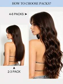 Flat Tip Hair Extensions Human Hair,Dark Brown Color,12-22InchSet For Types,Natural Straight,Versatile Styling Options,Silky Straight With Thick Ends,Add Length For Wedding, Lightweight And Soft,Adds Volume For Everyday Wear,Easy Style And Maintain - S02 - View 10