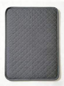 2Pcs Washable Non-Slip Absorbent Quick-Dry Reusable Pee Pad For Hamster & Rabbit – Small Pet Urine Mat Bedding, All-Season - Grey - View 11