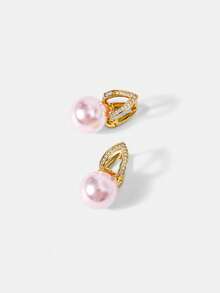 MOTF PREMIUM FAUX PEARL EAR CUFFS - Gold-Pink Pearl - View 4