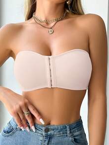2pcs Wedding Bra Set, Front Closure Padded Underwire Push-Up Bras For Women, Multi-Color - Multicolor - View 6