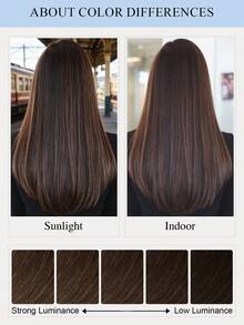 Flat Tip Hair Extensions Human Hair,Dark Brown Color,12-22InchSet For Types,Natural Straight,Versatile Styling Options,Silky Straight With Thick Ends,Add Length For Wedding, Lightweight And Soft,Adds Volume For Everyday Wear,Easy Style And Maintain - S02 - View 15