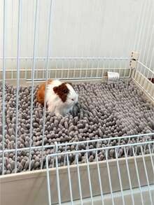 Alas Penghangat Hewan Peliharaan Kecil Hamster Guinea Pig Berwarna Polos, Tebal, Anti Selip, Sangat Menyerap, Alas Multifungsi untuk Hewan Peliharaan Kecil, Cocok untuk Semua Musim (Tidak Dapat Dicuci dengan Mesin) - MultiWarna - View 10