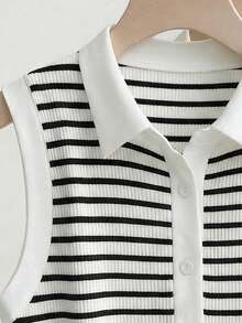 GlowEve Women's Casual Basic Sexy Cardigan Vest White Fashion Casual Golf Summer - Multicolor - View 4