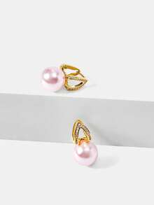 MOTF PREMIUM FAUX PEARL EAR CUFFS - Gold-Pink Pearl - View 8
