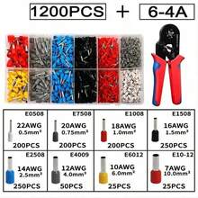 1PC Set Electrical Wire Terminal Crimping Tool Kit, Includes Insulated Connectors, Manual Crimping Pliers, Wire Cutter Stripper, Electrician Multi-Tool, Red And Blue Handles, Tools For Men - Red - View 13