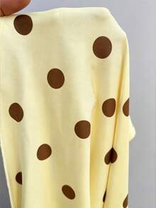 Rustia Camiseta sin mangas de cuello de pico con lunares, talla grande, primavera/verano - Multicolor - Ver 7