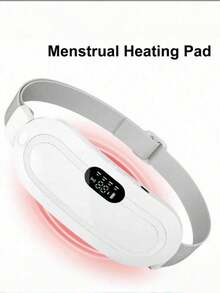 Teckwe USB Heated Waist Belt, Soft Skin-Friendly Fabric, Adjustable Constant Temperature For Belly Warmth. Portable Wearable Solid Color, All-Season Use Home/Office/Outdoor. Built-In 1200mAh Battery, Comfy Body Care For Adults. - View 6