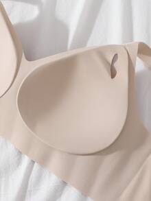 SHEIN 5件組女款極簡舒適無縫果凍膠無鋼圈內衣，附不可拆卸式胸墊 - 彩色 - 查看 6