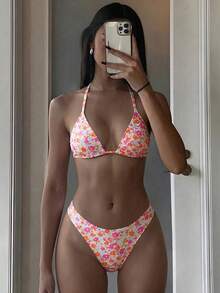 Swim Mod Printed Tankini Swimwear, Copyright Purchased - Multicolor - View 1