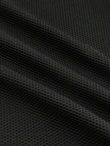 SIGLOCORE 男士休閒百搭刺繡短袖 Polo 衫 - 黑色 - 查看 7