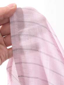 DAZY Women's Soft Pink Sleeveless Pleated Ruffle Hem Loose Skirt Casual Elegant Summer 2 Pieces Set Vacation School - Pink - View 4