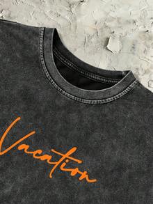 STEELVANCE Camiseta de tirantes vintage con estampado gráfico para hombre - Negro - View 4