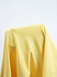 SHEIN EZwear 女士不对称芥末黄上衣和裤子两件套 - 鵝黃色 - 查看 6