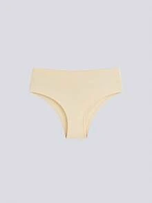 Loungeista 5 chiếc quần lót nữ màu trơn, không đường may, cạp cao, kiểu dáng tối giản, thoải mái. - Nhiều màu - Xem 15