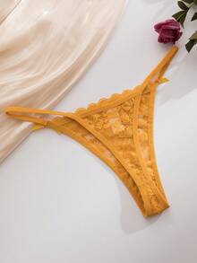 Lullawish 12pcs/Set Romantic Sexy Lace Women's Thong Panties, Assorted Colors - Multicolor - View 8