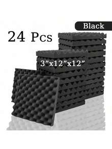 TOUO 8-Color Acoustic Foam Egg Tray Wall Soundproof Foam, 12-48 Pieces High-Density Sound-Absorbing Material For Sound Absorption And Sound Insulation - Egg Trough - View 12