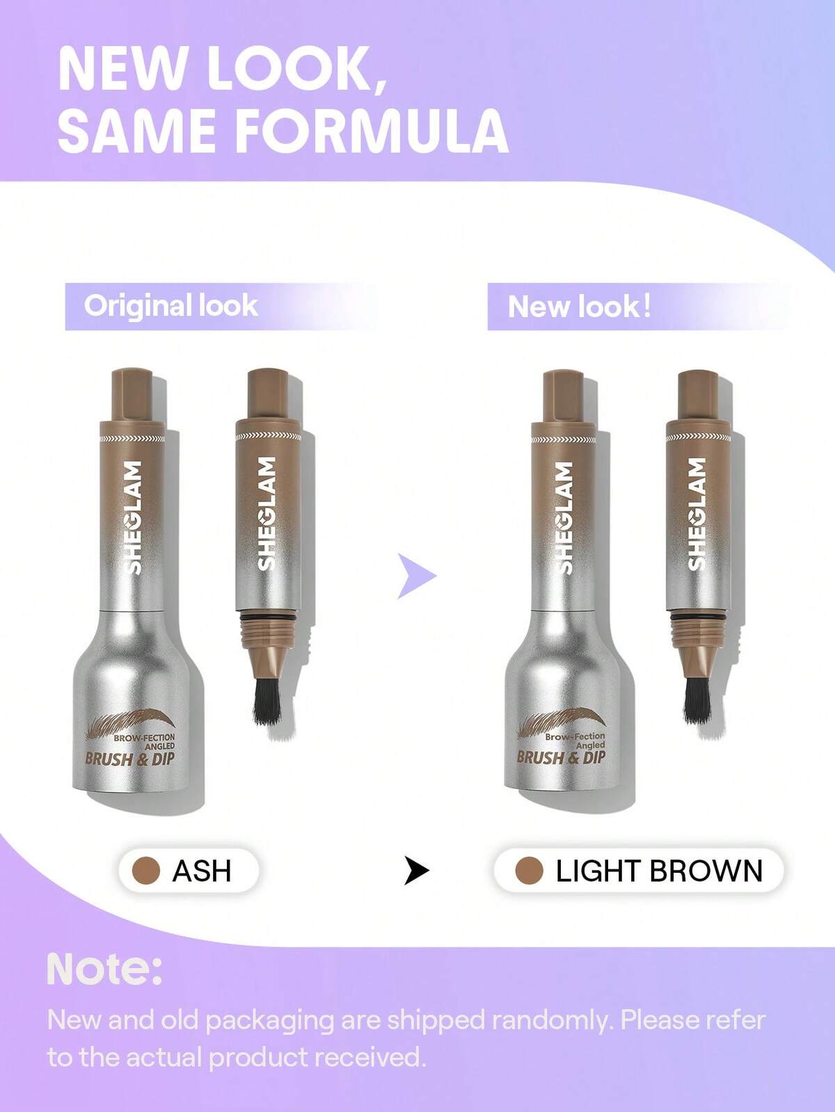 Brow-Fection Angled Brush & Dip-Ash