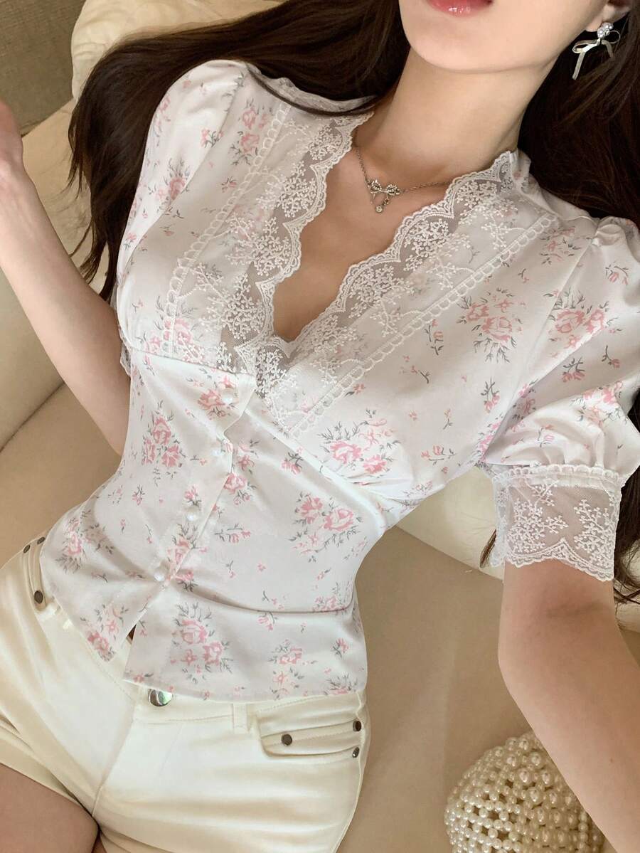 Livesso 女士襯衫 - 白色 - 查看 1