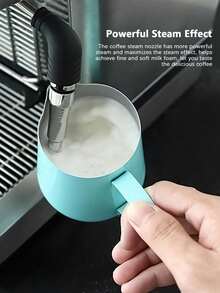 1pc Stainless Steel Coffee Steam Wand With 4 Silicone Rings For EC680 EC685 ECP3631 ECP35 31 ECP310 ECP3 21 Jura IMPRESSA F50 Espresso Machine Replacement Part - Silver - View 4