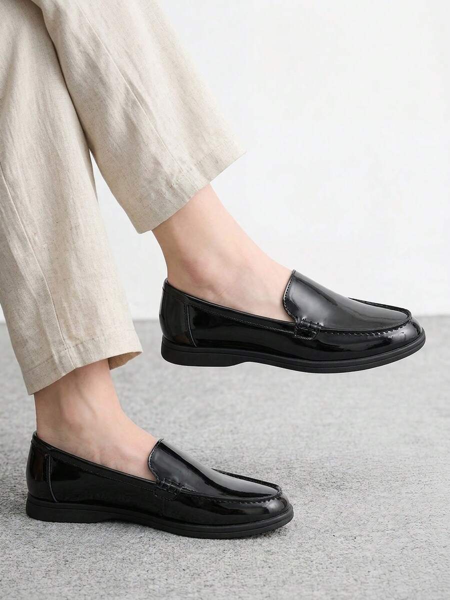 CUCCOO BIZCHIC 女士休闲套脚平底运动鞋 - 復古黑色 - 查看 1
