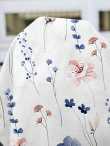 SHEIN LUNE 印花舒適休閒V領口袋百搭時尚女款T恤，休閒上衣，女款休閒V領T恤，女款休閒上衣，舒適夏季女款上衣 - 彩色 - 查看 6