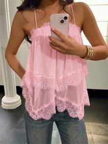 Women Plus Size Sports Dresses - Pale Pink - View 8