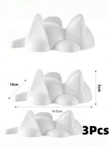 Zazumi 1Pc/2Pcs/3Pcs Japanese Cat Onigiri Mold, Cute Animal-Shaped Rice Ball Maker, Creative Sushi Rice Shaping Tool - Multicolor - View 7