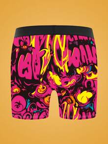 Notgurli 5pcs/Pack Men's Printed Boxer Briefs - Multicolor - View 2