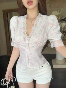 Livesso 女士襯衫 - 白色 - 查看 9