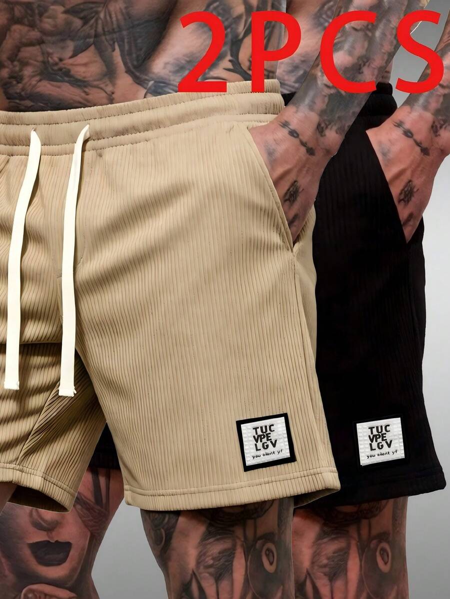 Gym Rark 2 piezas Pantalones cortos de pana para deportes & ejercicio al aire libre para hombres, Gimnasio - Multicolor - Ver 1
